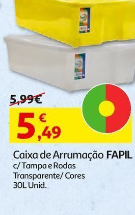 Auchan Caixa arrumação fapil promoção
