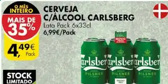 Cerveja C/Álcool Carlsberg 6x33cl
