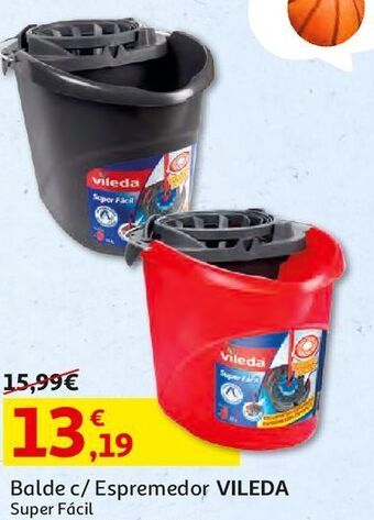 Auchan Balde c/ espremedor vileda promoção