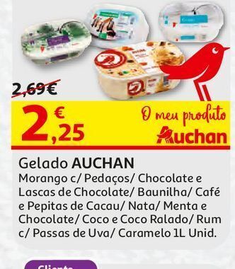 Auchan Gelado auchan promoção