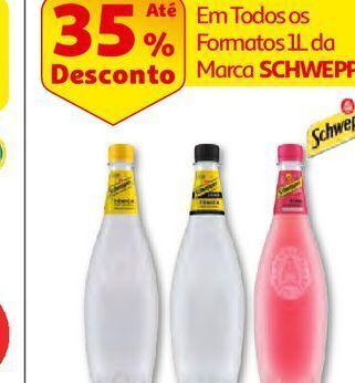 Auchan Água tónica schweppes promoção