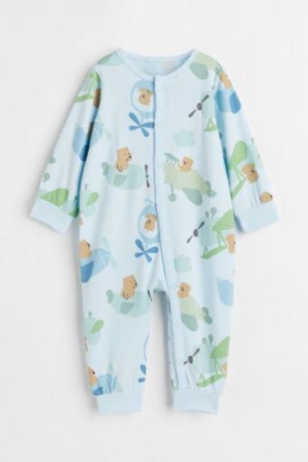Pijama de corpo inteiro estampado