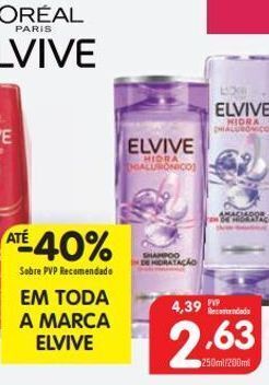 Produtos para o cabelo elvive