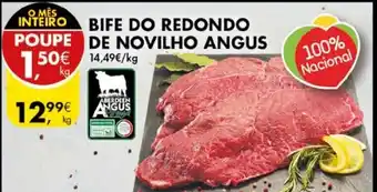 Pingo Doce Bife do Recondo de Novilho Angus promoção