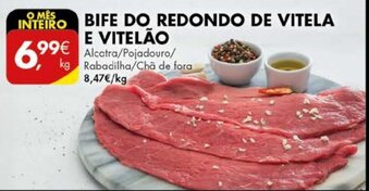Pingo Doce Bife do Redondo de Vitela e Vitelão promoção