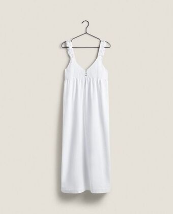 ZARA HOME Camisa de dormir folhos promoção
