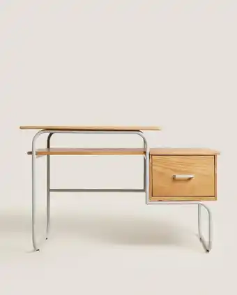 ZARA HOME Secretária dupla com gaveta promoção