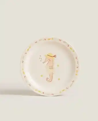 ZARA HOME Prato de grés com cavalinho promoção
