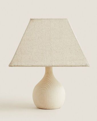 ZARA HOME Candeeiro madeira promoção
