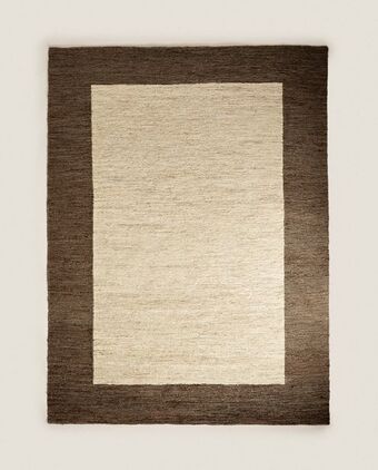 ZARA HOME Tapete rebordo contraste promoção