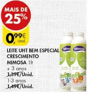 Leite UHT Bem Especial Crescimento Mimosa 1lt