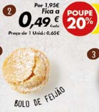 Pingo Doce Bolo de Feijào promoção