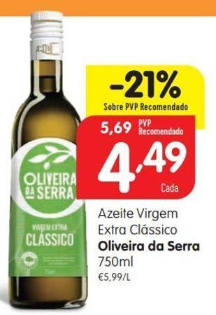 Minipreço Azeite virgem oliveira da serra promoção