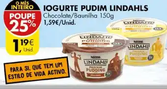 Pingo Doce Iogurte Pudim Lindahls 150g promoção
