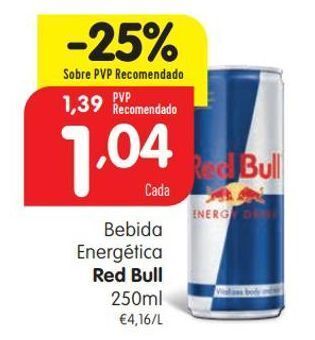 Minipreço Bebida energética red bull promoção