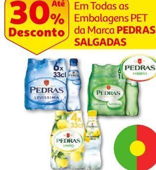 Auchan Bebida c/ gás pedras promoção