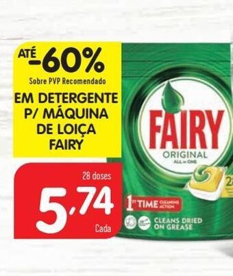 Minipreço Detergente lavalouça fairy promoção