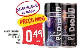 Minipreço Bebida energética promoção