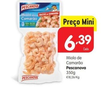 Minipreço Camarão pescanova promoção