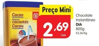 Minipreço Chocolate em pó dia promoção