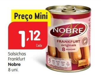 Minipreço Salsicha nobre promoção
