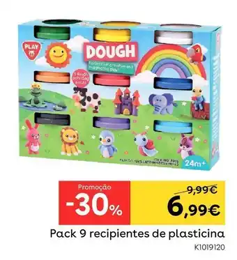Toys R Us Pack 9 recipientes de plasticina promoção