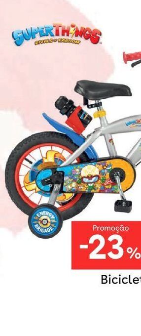 Toys R Us Superthings - bicicleta 14 polegadas promoção