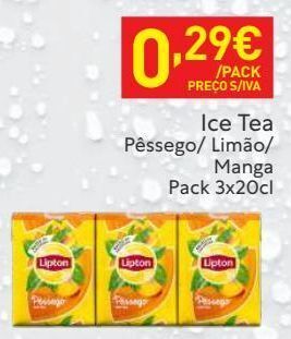 Recheio Chá gelado lipton promoção