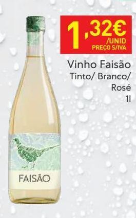 Recheio Vinhos faisão promoção