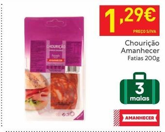 Recheio Chouriço amanhecer promoção