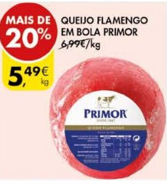 Pingo Doce Queijo Flamengo em Bola Primor promoção