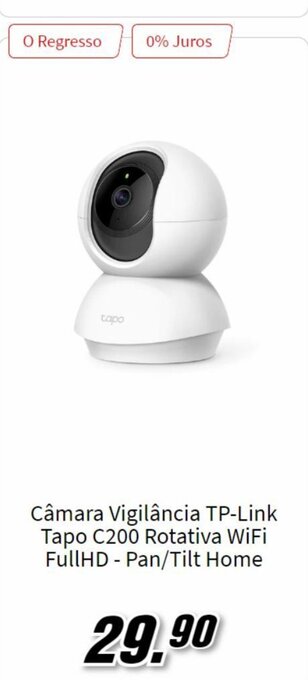 MediaMarkt Camara Vigilancia TP-Link Tapo C200 Rotativa WIfi FullHD - Pan/ Tilt Home promoção