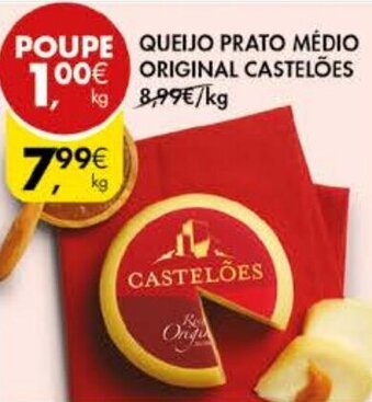 Pingo Doce Queijo Prato Médio Original Castelões promoção