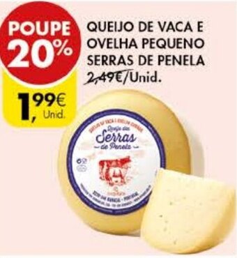 Pingo Doce Queijo de Vaca e Ovelha Pequeno Serras de Penela promoção