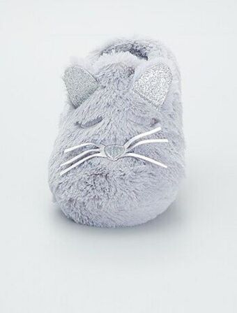 Kiabi Pantufas tipo chinelas com gato promoção