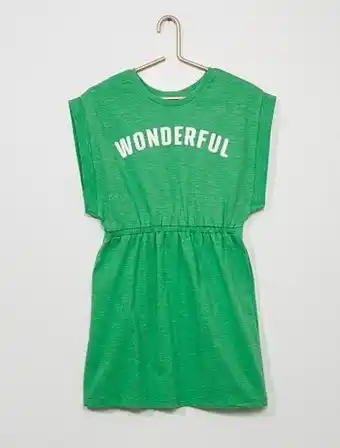 Vestido tipo sweatshirt em moletão com bolso canguru