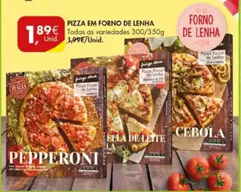 Pingo Doce Pizza em Forno de Lenha 300/350g promoção