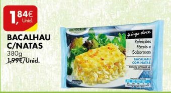 Pingo Doce Bacalhau C/ Natas 380g promoção