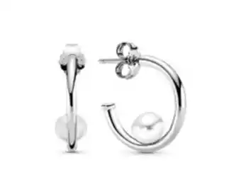 Pandora Brincos argola contemporary pearls promoção