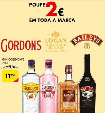 Pingo Doce Gin Gordon's 70cl promoção