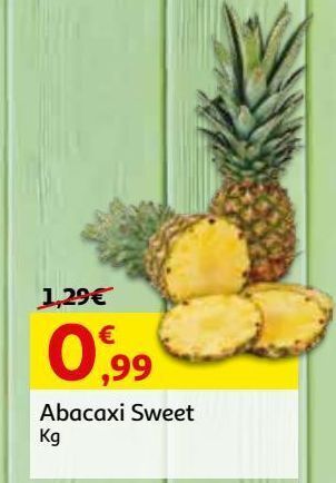Auchan Abacaxi sweet:kg promoção