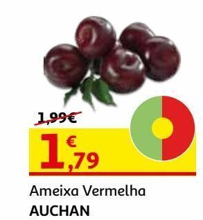 Auchan Ameixa vermelha auchan:kg promoção