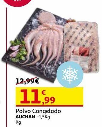 Polvo congelado auchan:(-1.5kg) kg