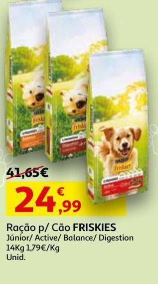Auchan Ração cão friskies promoção