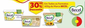 Auchan Creme vegetal becel promoção