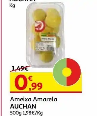 Auchan Ameixa amarela auchan:500 g promoção