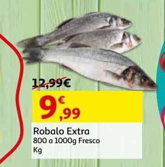 Auchan Robalo extra:800/1000 fresco kg promoção