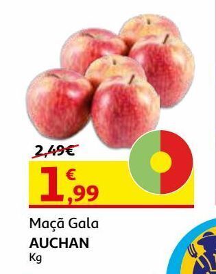 Auchan Maçã gala auchan:kg promoção