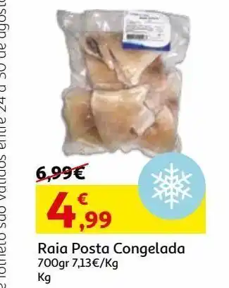 Auchan Raia s/pele posta:congelada 700 gr promoção