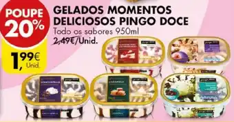 Pingo Doce Gelados Momentos Deliciosos Pingo Doce 950ml promoção